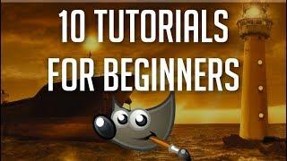 Top 10 Things Beginners Want to Know How to Do | GIMP Mega Tutorial