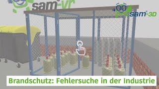 sam®-3D Brandschutz: Fehlersuche in der Industrie