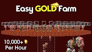 Minecraft Easy and Efficient Gold Farm Tutorial 1.20 | 10,000+ Items Per Hour