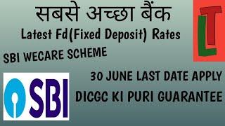 Sbi Fixed Deposit Interest Rate June'2021 | Sbi fd Rates new | Sbi fd maturity value I Tradelite