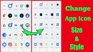 Realme me App ko Chhota kaise kare | How to change Icon size in Realme mobile | #sushilzone