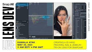 How to Create Nail and Jewelry Try-On  Lenses with 3D Hand Tracking in Lens Studio