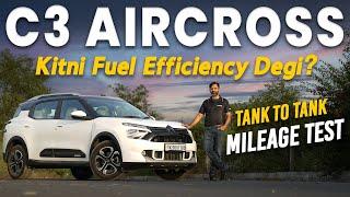 Citroen C3 Aircross Mileage Test using Tank-to-tank Method w/ Drive Impressions