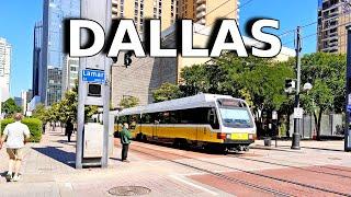 DALLAS TEXAS, USA 4K Downtown Dallas Walking Tour