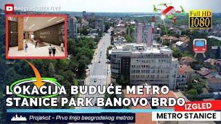 Ovde će se graditi Metro stanica Park Banovo brdo