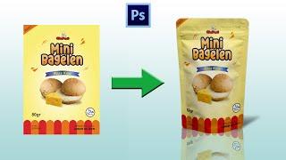 It's very easy - How to make Bread Package Mockup using photoshop cs 6