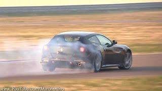 2016 Ferrari FF Testing Mule Spied Driving Hard