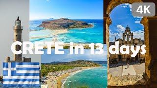 CRETE IN 13 DAYS | GREECE | 4K