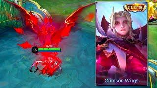 Cecilion Crimson Wings Collector Skin MLBB Spotlight