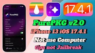 Update PurePKG v2.0 is out now possible Rootless/Rootful | support iPhone 13 iOS 17.4.1 - iOS 14.0