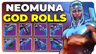 Destiny 2: NEW Neomuna Weapons GOD ROLL GUIDE! (Best PVE Perks)