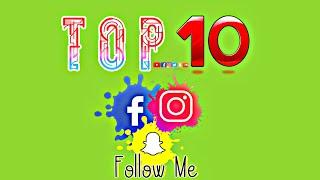 Top 10 Social Media (Facebook & Instagram) Green Screen Effect Free | Dr. K Tech Specialist