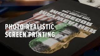 Screen Printing T Shirts - How to Screen Print a Real Photo!