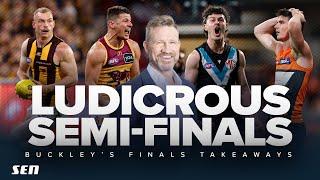 Nathan Buckley makes sense of a LUDICROUS pair of semi-finals - SEN