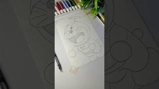 Dorae Mon outline drawing #drawing #doraemon #youtubeshorts #art #shorts #shorts