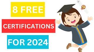 8 FREE High Paying Certifications For Remote Jobs in 2024 | And How Much Do They Pay?