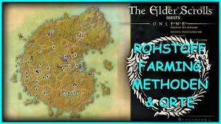 ESO Guide DIE BESTEN ROHSTOFF FARMING METHODEN & ORTE SCHNELL AN GOLD etc  The elder scrolls Online