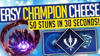 50 Champion Stuns in 30 Seconds...(Absolutely Stunning Challenge) - Destiny 2 Witch Queen