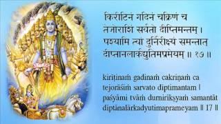 Bhagavad Gita Chanting Chapter 11 by Padmini Chandrashekar (Learning Aid)