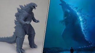 made Godzilla on a 3d printer