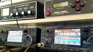 Ham Radio Satellite CQ on Oscar AO-7 Mode A