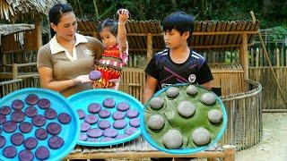 Traditional Vietnamese rice cake making process | Lý Thị Nhim