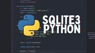 SQlite3 - SQL Database included with Python!