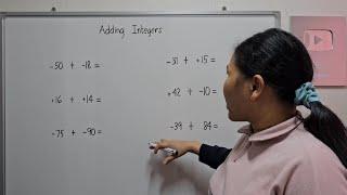 ADDING INTEGERS || HOW TO ADD INTEGERS