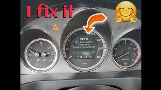 How to fix ABS light on 2008 to 2014 Mercedes c300