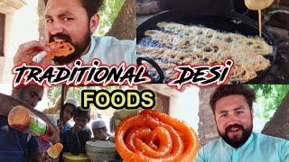 Famous Jalebi in Our Village | Traditional Desi Food | Jalebi vlog by Sheraz Javed Warraich