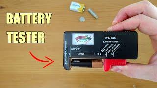Best Battery Tester Checker for Small Household Batteries AA, AAA, 9V