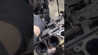 Extracción bujía partida dentro de la culata en Yamaha R6