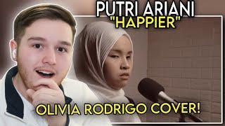 WHAT IN THE WORLD?! | First Time Hearing Putri Ariani “Happier” (Olivia Rodrigo Cover) REACTION!