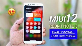 MIUI 12 Finally Install on Redmi Note 5 | Android 10 New Features