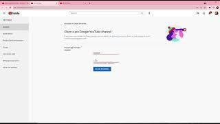 Signing into YouTube with Username