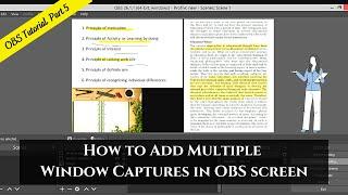 How to Add Multiple Window Captures in OBS screen | OBS Tutorial in Hindi