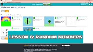 Code.org Lesson 6 Random Numbers | Unit 3 - Interactive Animations and Games ('22-'23)