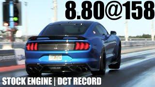 We Broke the STOCK ENGINE DCT RECORD With Our 2020 GT500! | 8.80 at 158MPH!