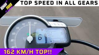 Triumph Speed 400 top speed in all gears!! See what it can do in 6th gears