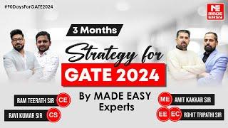 Master GATE 2024 | 3-Months Strategy by Experts | The Ultimate Guide to GATE 2024 | MADE EASY