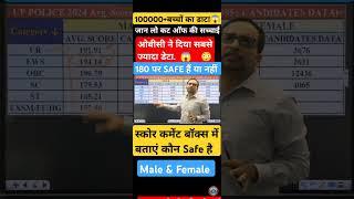 Up police cut off 2024 कौन कितने पर Safe है  |Upp cut off 2024 |Up police normalisation 2024 #upp