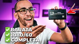 Importei a MELHOR placa de captura! Só R$120, pra LIVES, PC, console, MUITO TOP!