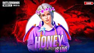 DAILY STREAM IS HERE DAY 21YouTube Honey Is Live #bgmi #pubgmobile @YouTube Honey