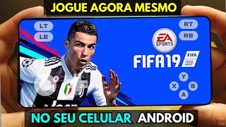 joguei FIFA 19 de PC no CELULAR em 2024, USANDO esse CLOUD GAME..!!!