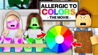 ALLERGIC To COLORS: The MOVIE (Roblox Brookhaven)