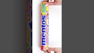 MENTOS FRUIT #shorts #shortsvideo #mentos #caramel #candies #yummy #snacks