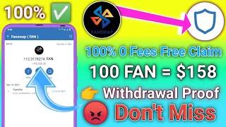 FAN Token Airdrop || Trust Wallet Airdrop Today || New Crypto Airdrop || Free FAN Coin || Fanswap