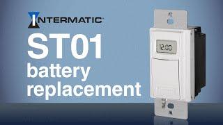 ST01 Programmable Timer Battery Replacement