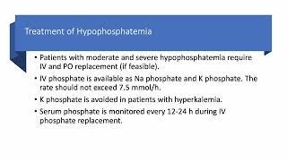 Phosphorus Part 6. Hypophosphatemia 2.