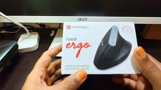 Portronics Toad Ergo Mouse Unboxing & Overview | Very Comfortable & Cheap